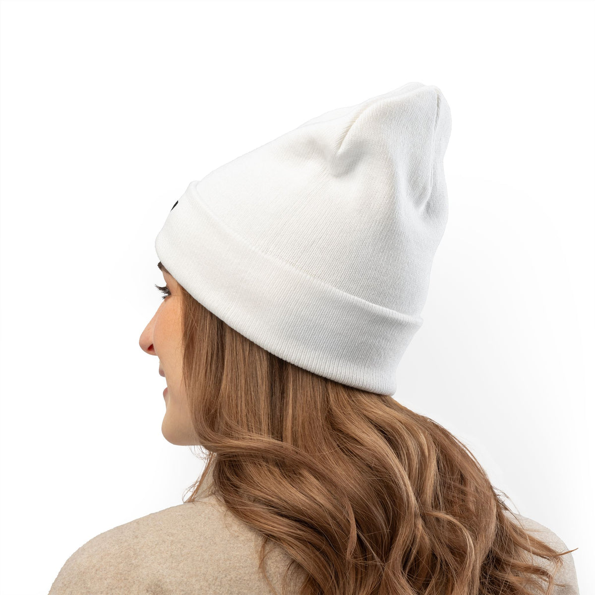 Embroidered LLV Script Knit Beanie