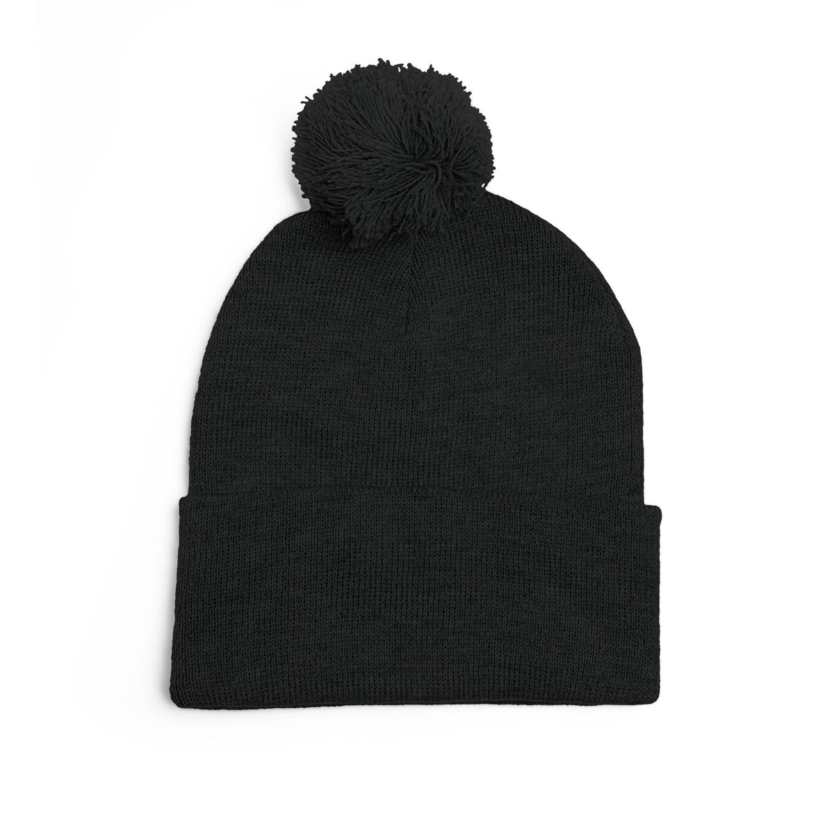 Embroidered Pom-Pom Knit Beanie — LLV Winter Hat