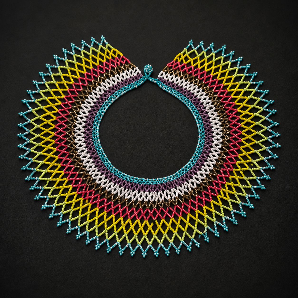 Pachamama Collar – Rainbow Lattice