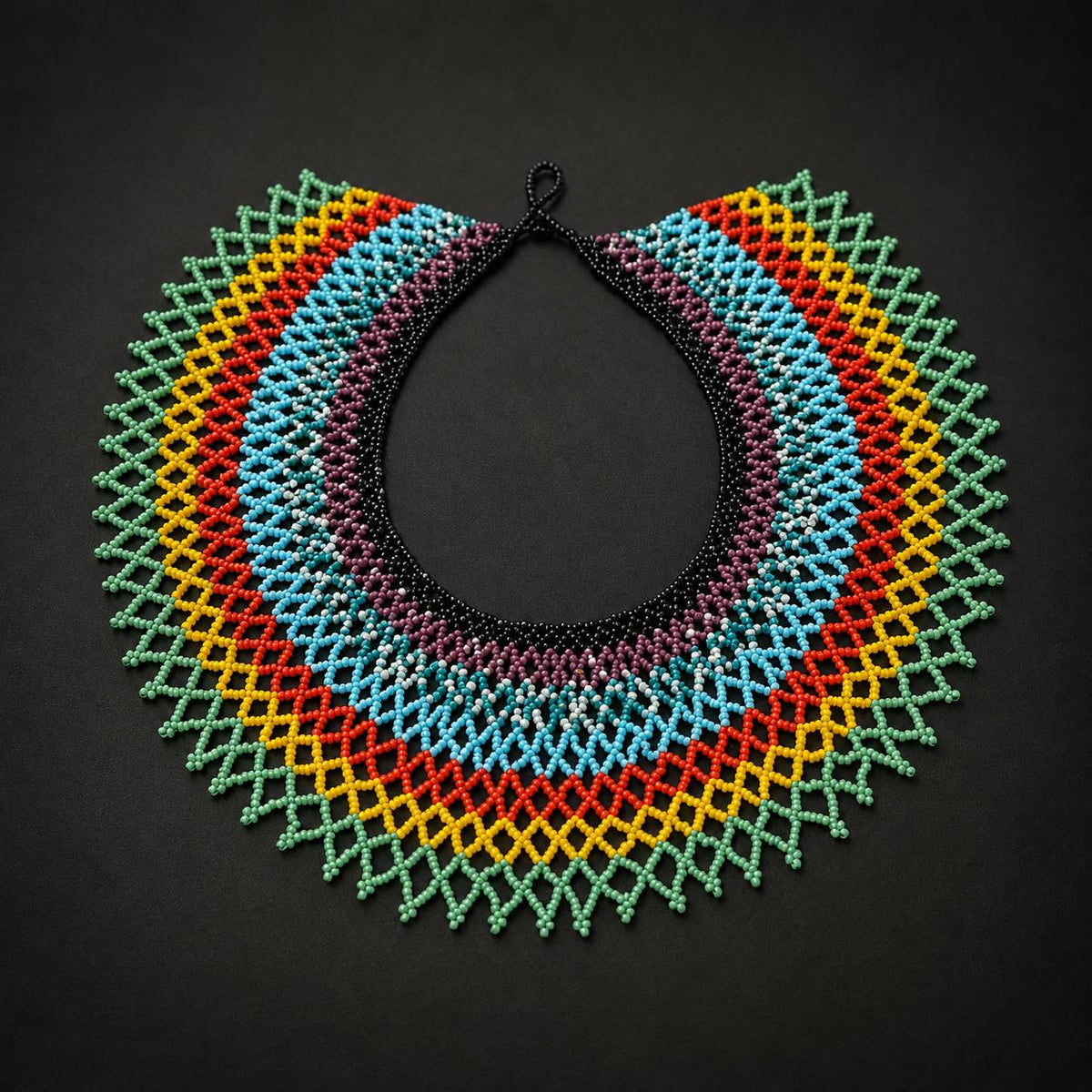 Pachamama Collar – Rainbow Lattice