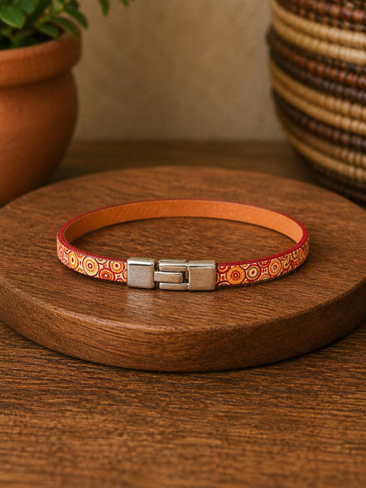 Pachamama Leather Bracelet