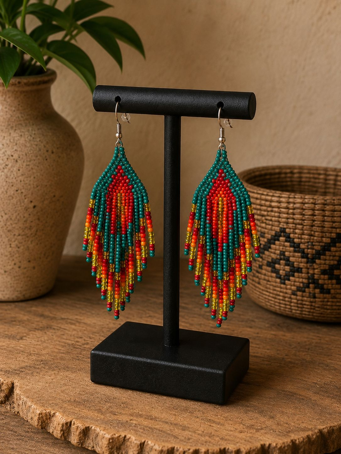 Pachamama Beaded Earrings