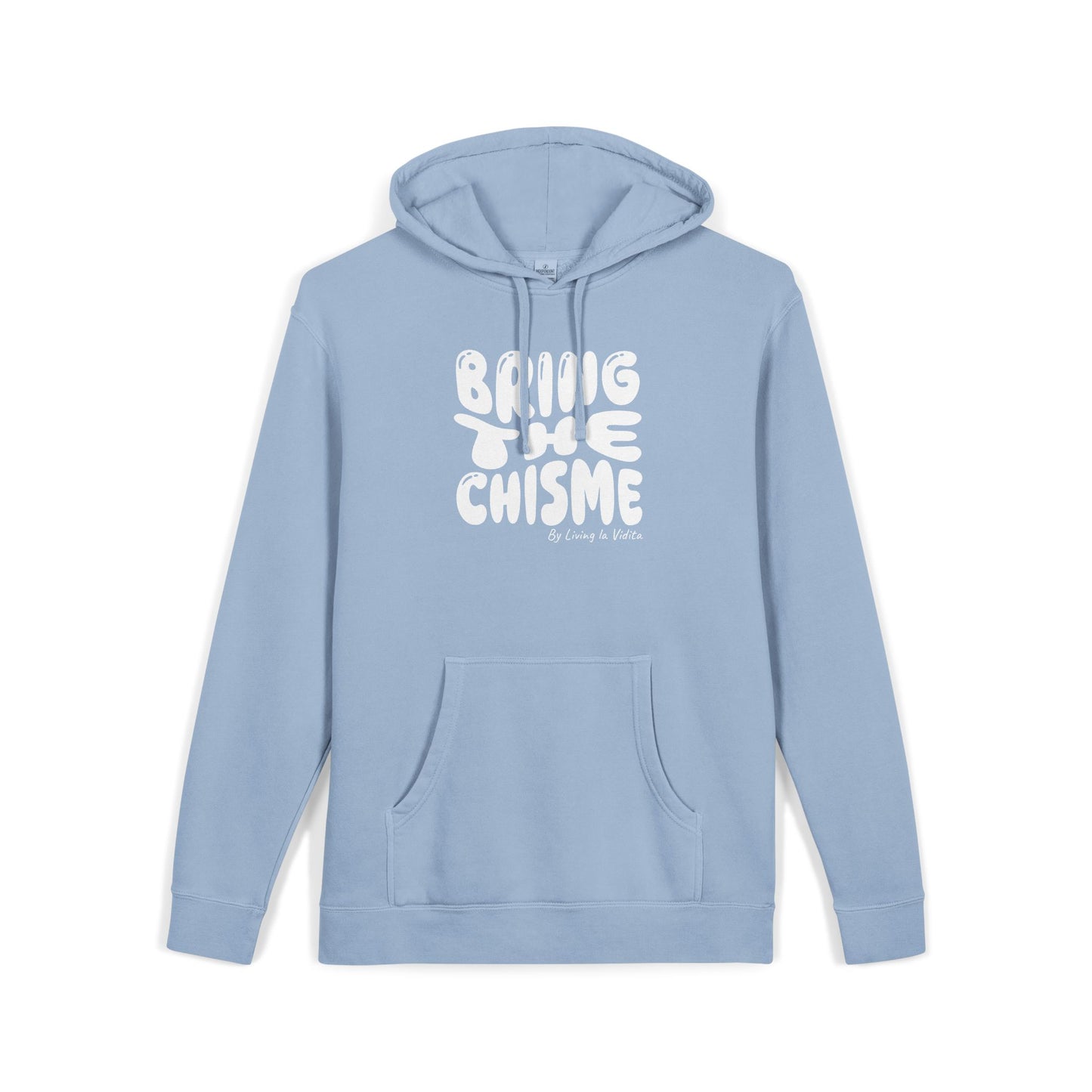 Bring the Chisme Hoodie — Vintage Pigment-Dyed Graphic Hoodie