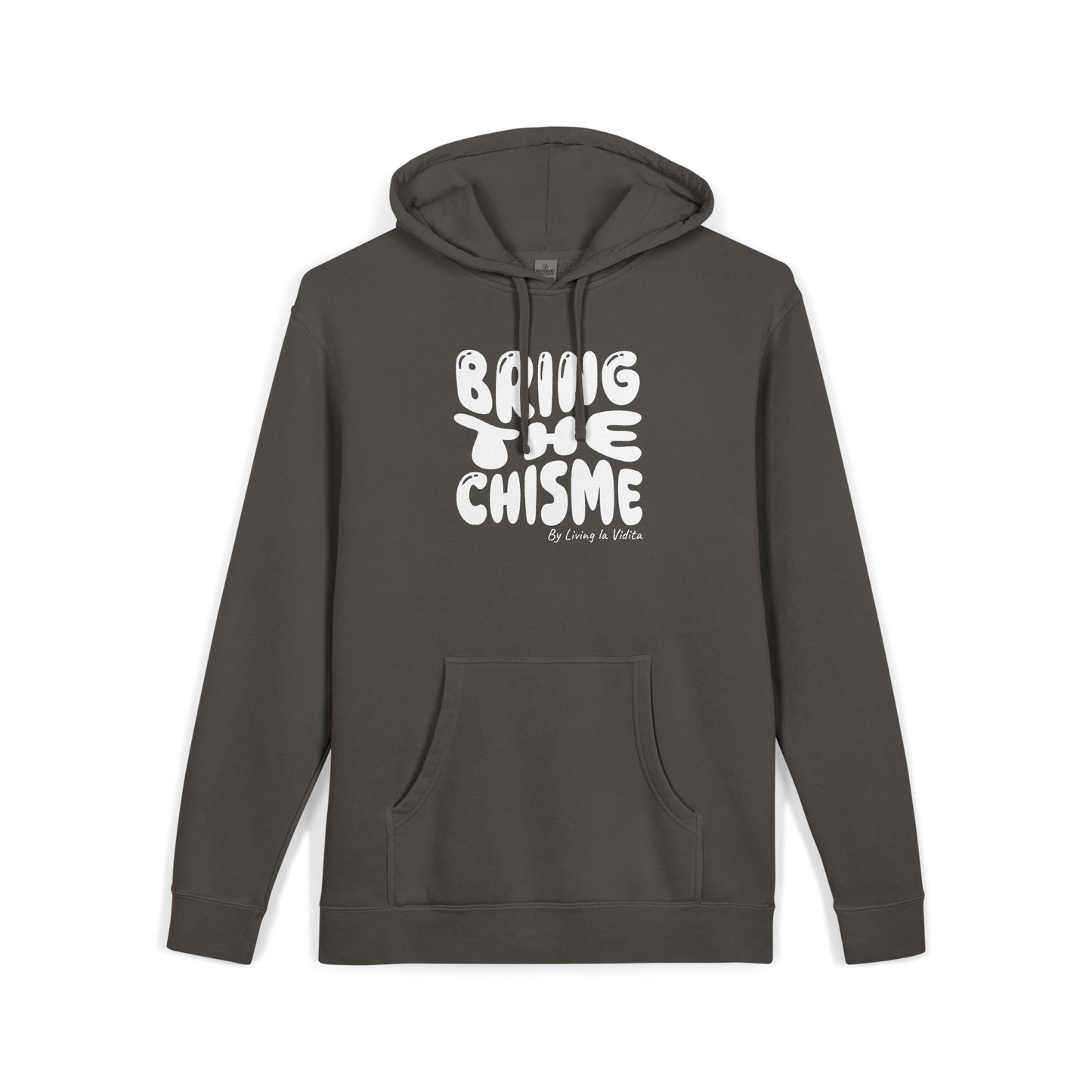Bring the Chisme Hoodie — Vintage Pigment-Dyed Graphic Hoodie
