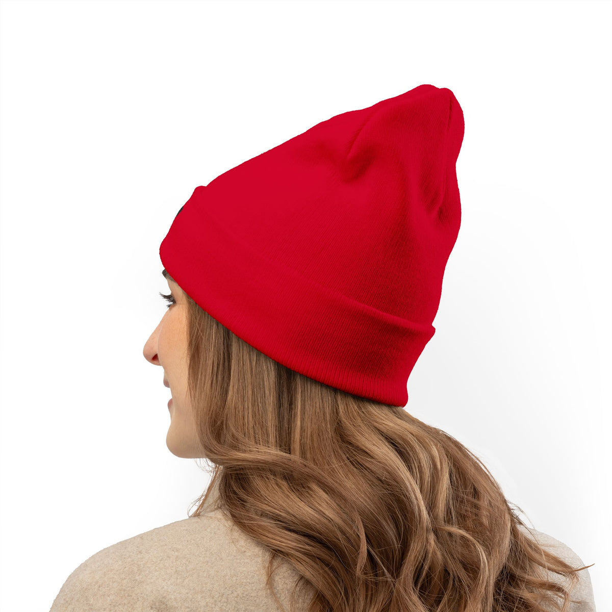 Embroidered LLV Script Knit Beanie