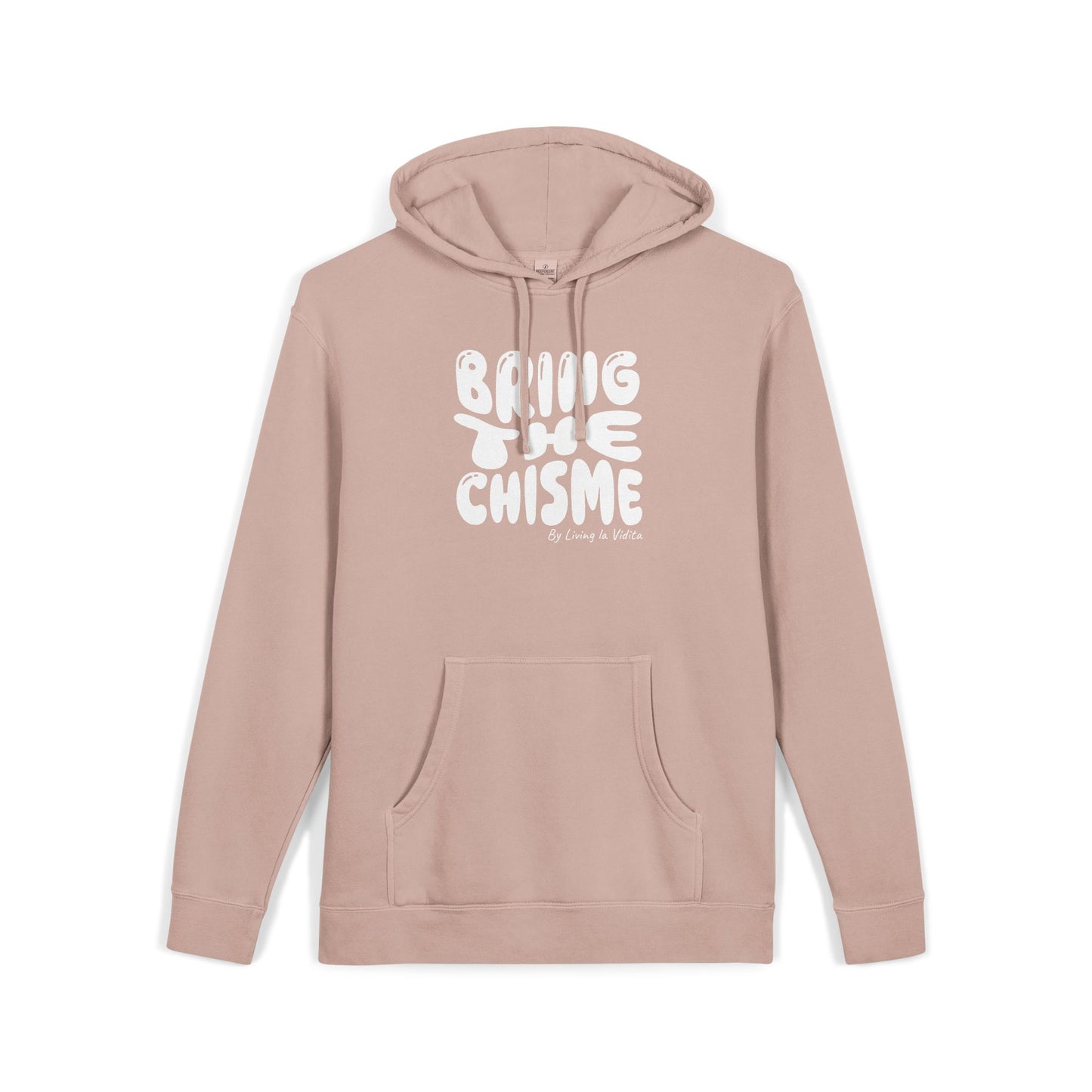Bring the Chisme Hoodie — Vintage Pigment-Dyed Graphic Hoodie