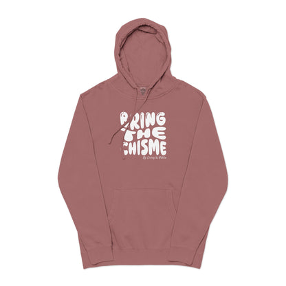 Bring the Chisme Hoodie — Vintage Pigment-Dyed Graphic Hoodie
