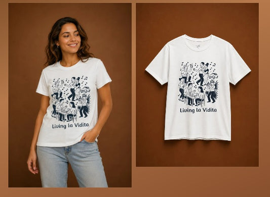 Living la Vidita T-Shirt — Retro Dance Party Graphic Tee