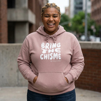 Bring the Chisme Hoodie — Vintage Pigment-Dyed Graphic Hoodie