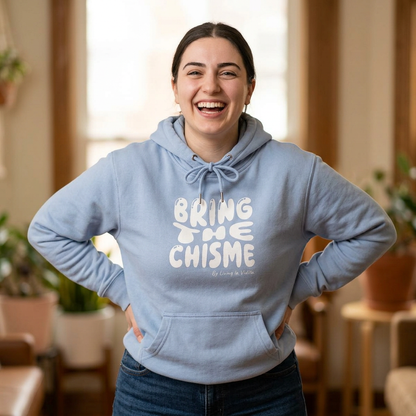 Bring the Chisme Hoodie — Vintage Pigment-Dyed Graphic Hoodie