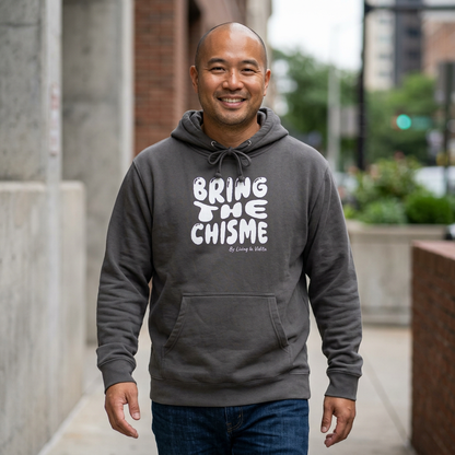 Bring the Chisme Hoodie — Vintage Pigment-Dyed Graphic Hoodie
