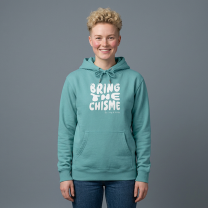 Bring the Chisme Hoodie — Vintage Pigment-Dyed Graphic Hoodie