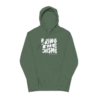 Bring the Chisme Hoodie — Vintage Pigment-Dyed Graphic Hoodie