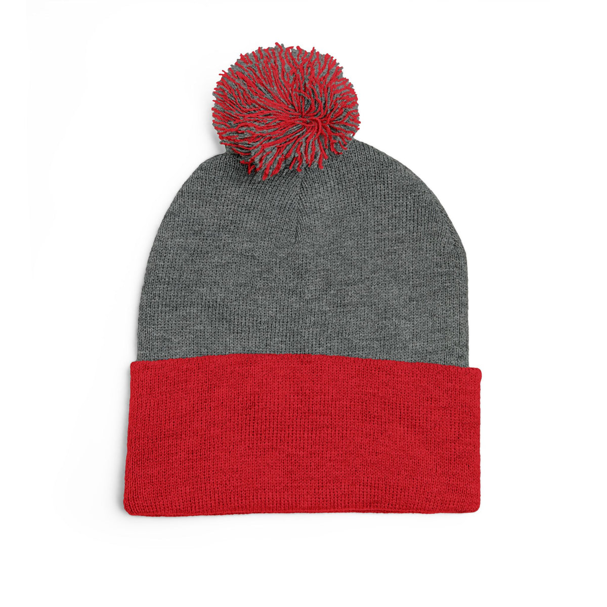 Embroidered Pom-Pom Knit Beanie —  LLV Winter Hat