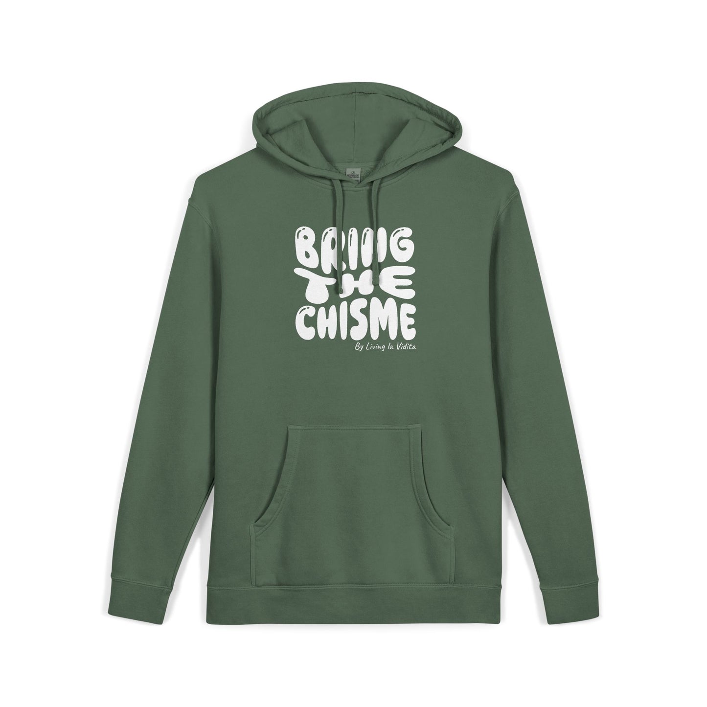 Bring the Chisme Hoodie — Vintage Pigment-Dyed Graphic Hoodie