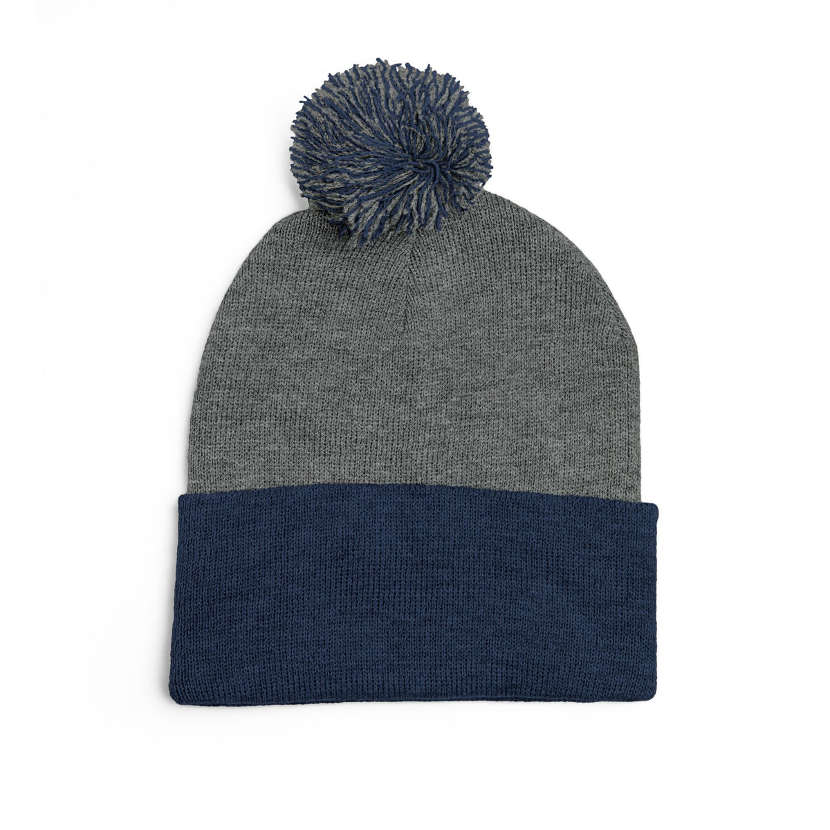 Embroidered Pom-Pom Knit Beanie —  LLV Winter Hat