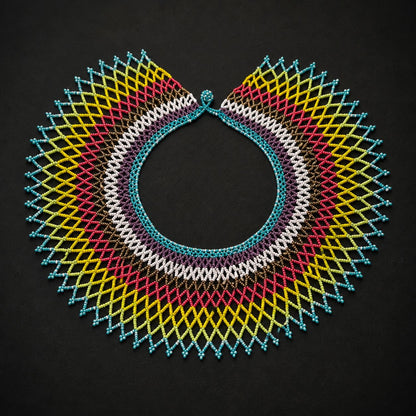 Pachamama Collar – Rainbow Lattice