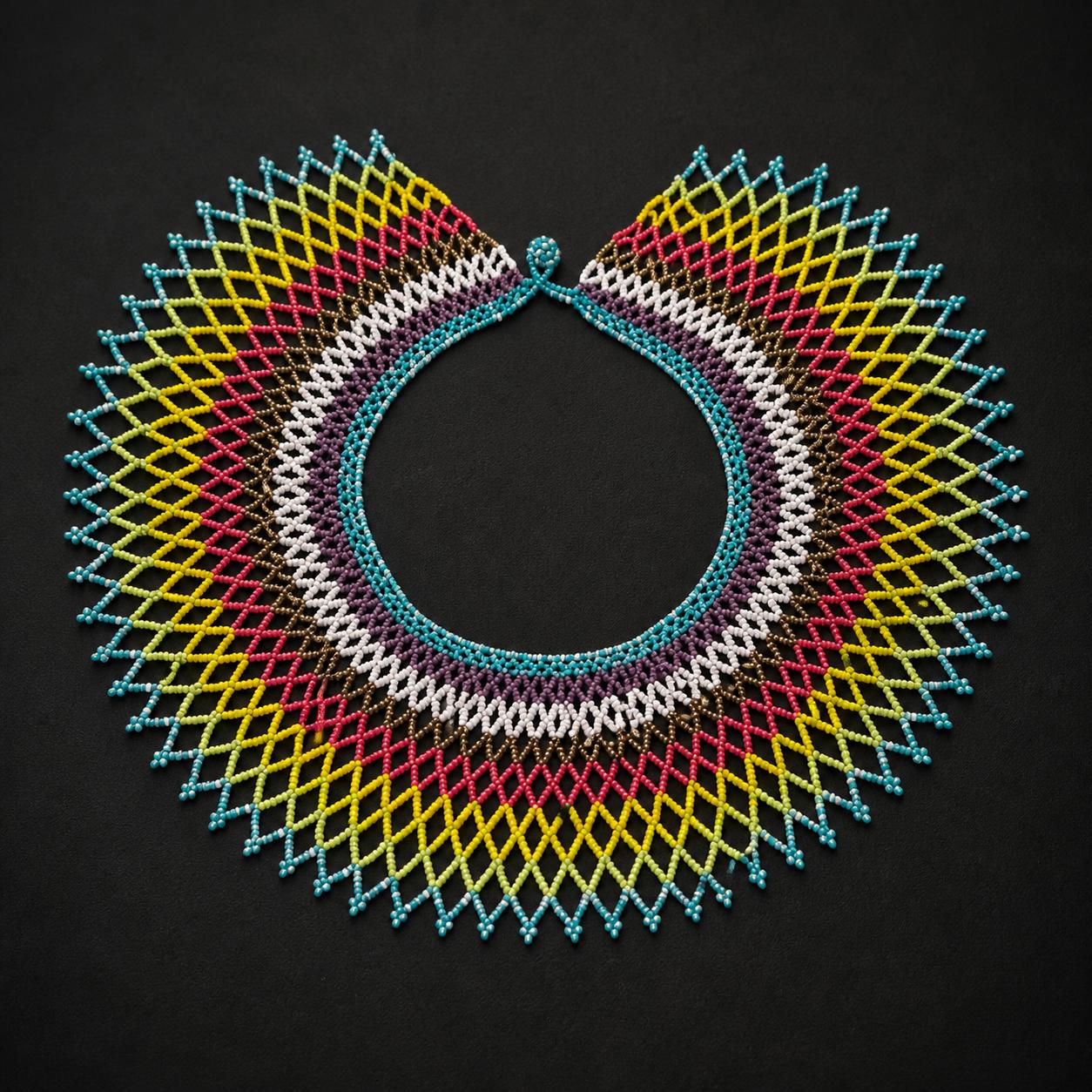 Pachamama Collar – Rainbow Lattice