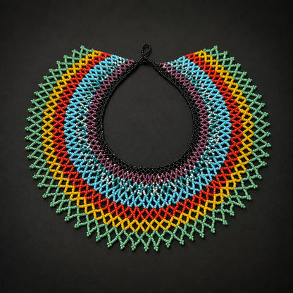 Pachamama Collar – Rainbow Lattice
