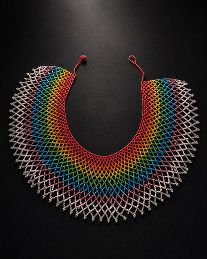 Pachamama Collar – Rainbow Lattice