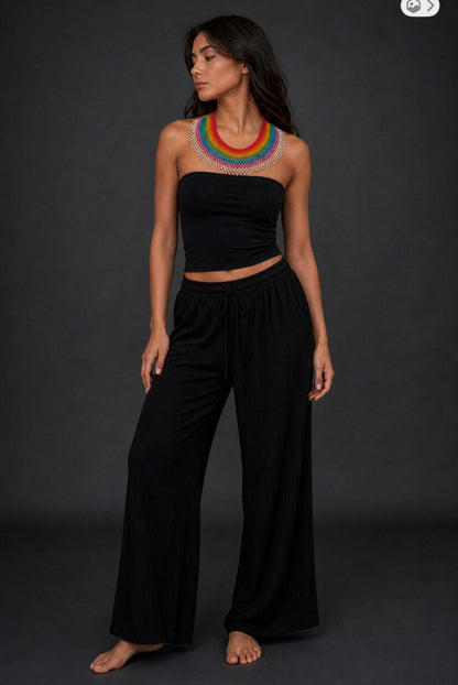 Pachamama Collar – Rainbow Lattice