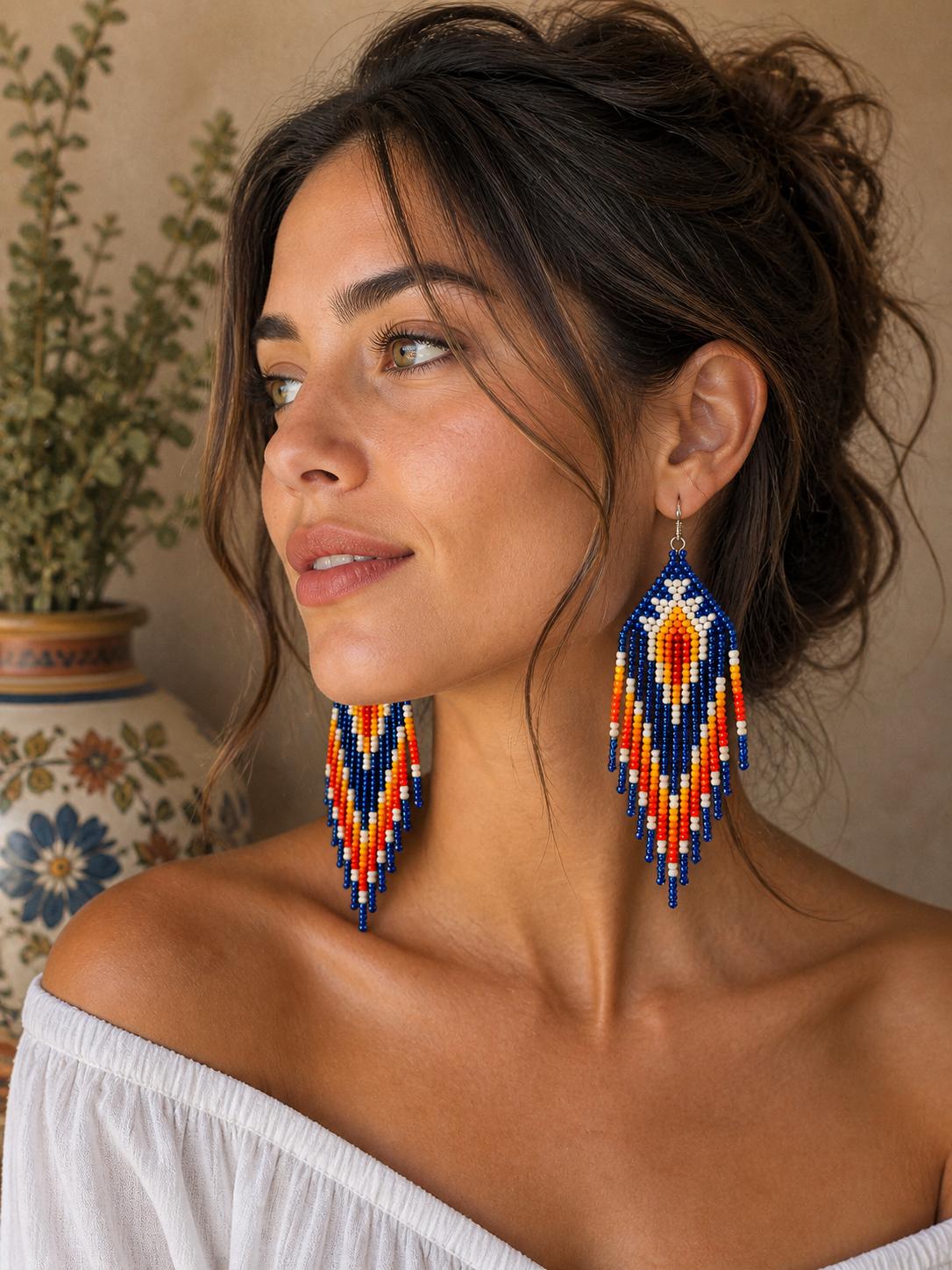 Pachamama Beaded Earrings