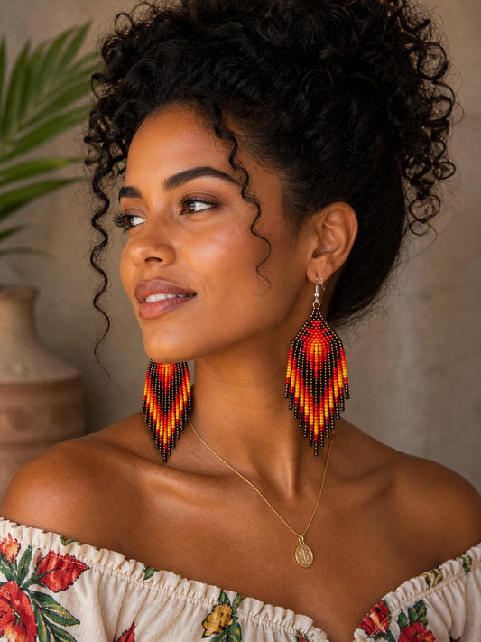 Pachamama Beaded Earrings