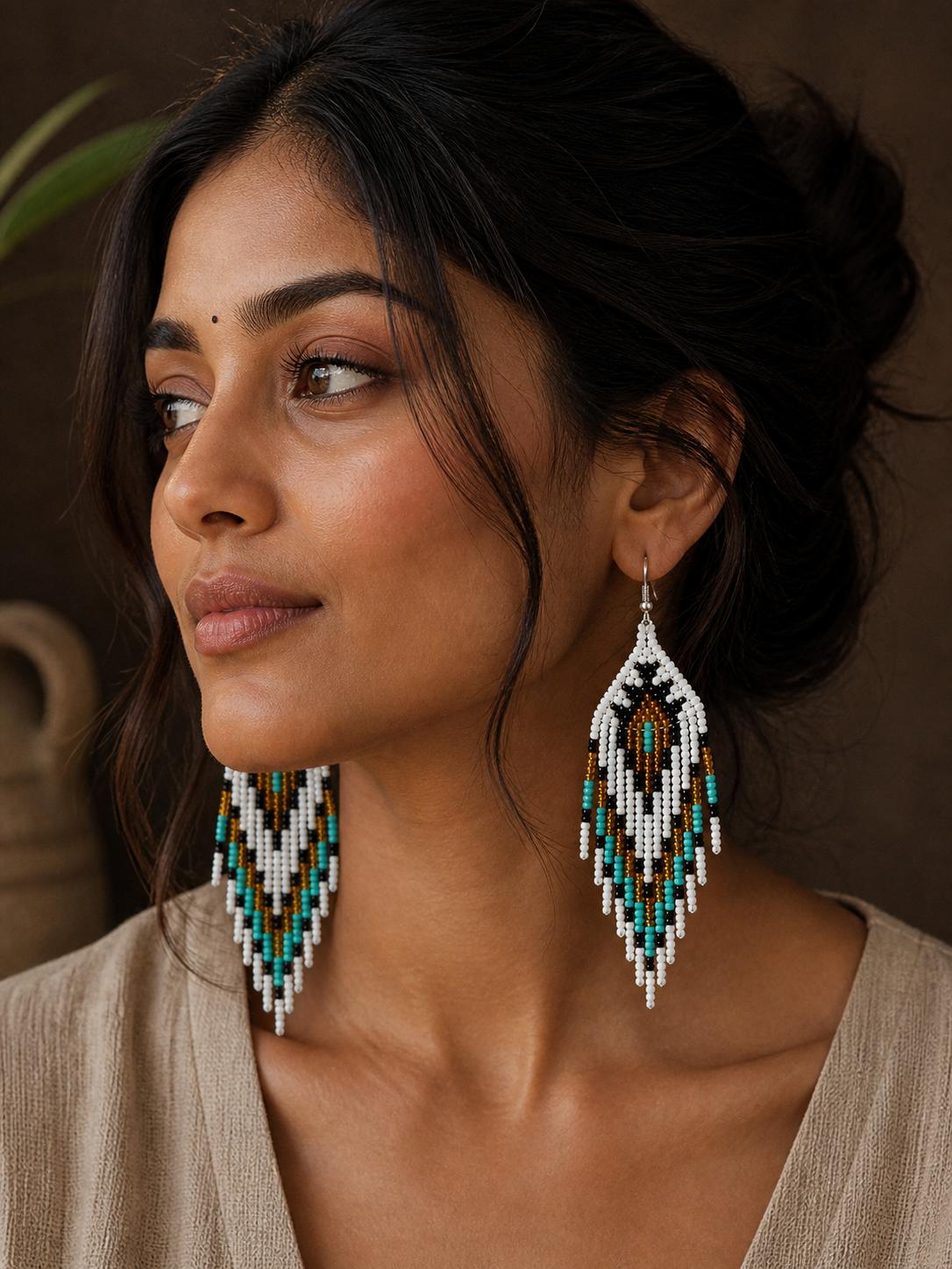 Pachamama Beaded Earrings
