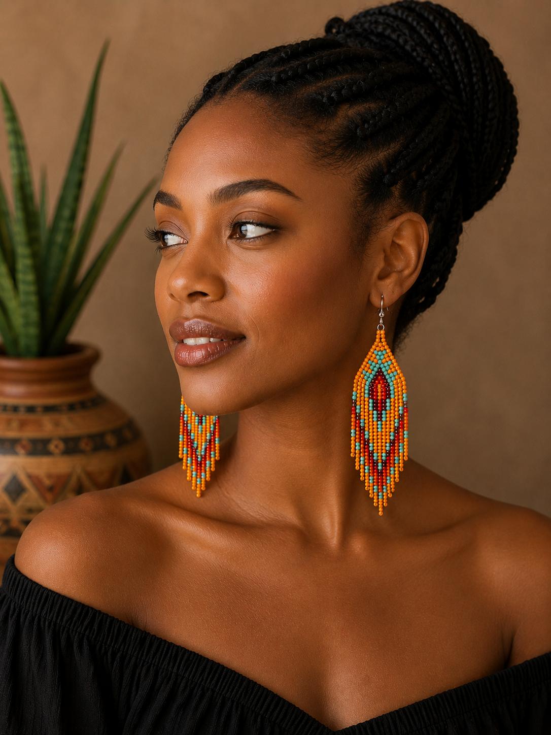 Pachamama Beaded Earrings