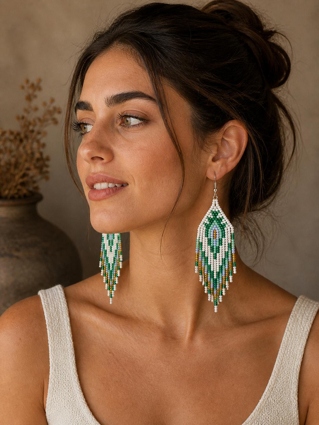 Pachamama Beaded Earrings