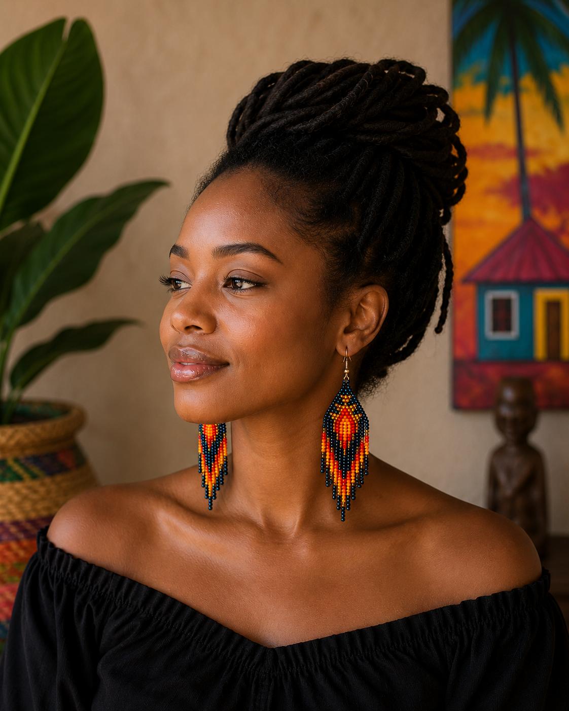 Pachamama Beaded Earrings