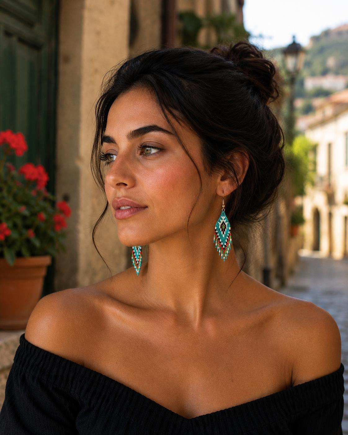Pachamama Beaded Earrings