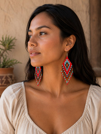 Pachamama Beaded Earrings