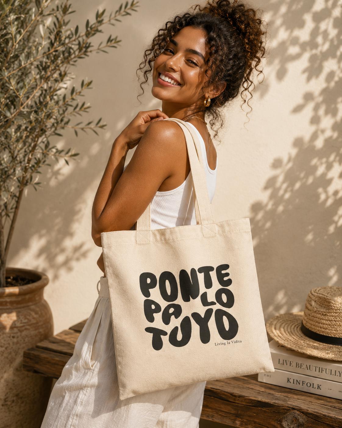 Fun Cotton Canvas Tote Bag - Eco-Friendly Shopping Bag, Gift Bag, Beach Tote, Birthday Present, Stylish and Versatile for Everyday Use