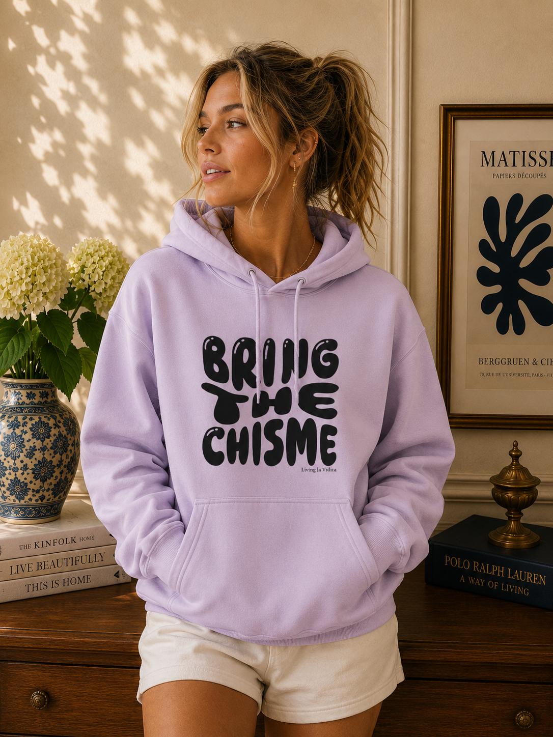 Bring The Chisme Hoodie — Funny Spanish Gossip Graphic Pullover