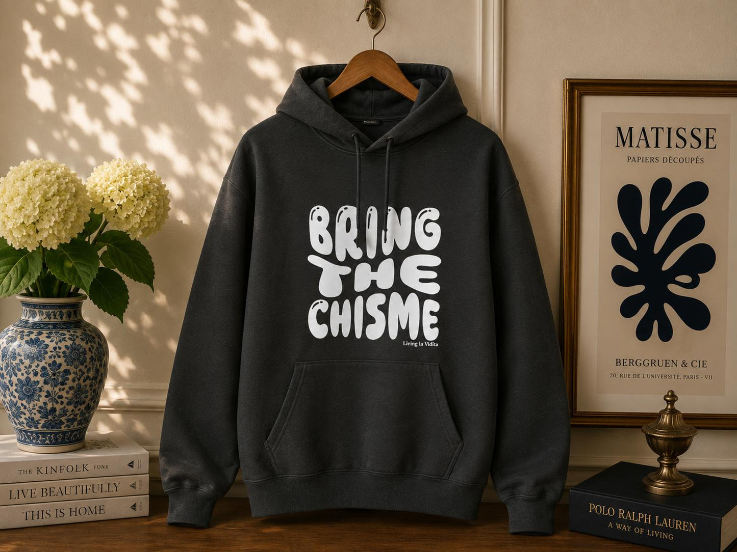 Bring The Chisme Hoodie — Funny Spanish Gossip Graphic Pullover