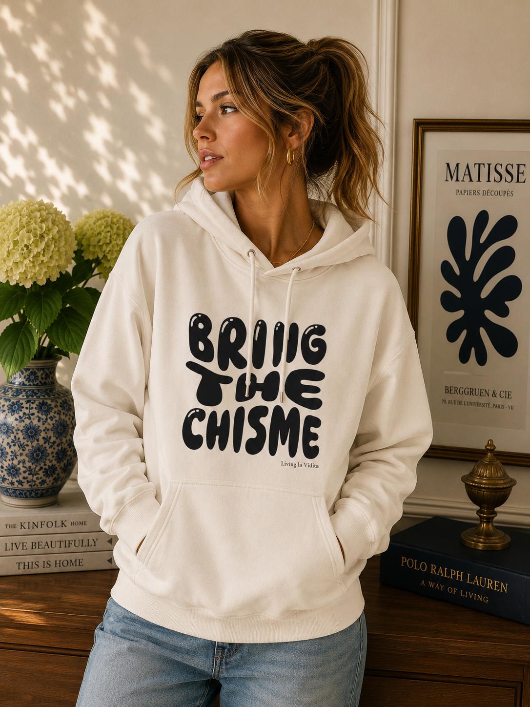 Bring The Chisme Hoodie — Funny Spanish Gossip Graphic Pullover