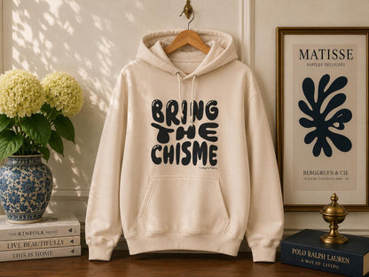 Bring The Chisme Hoodie — Funny Spanish Gossip Graphic Pullover