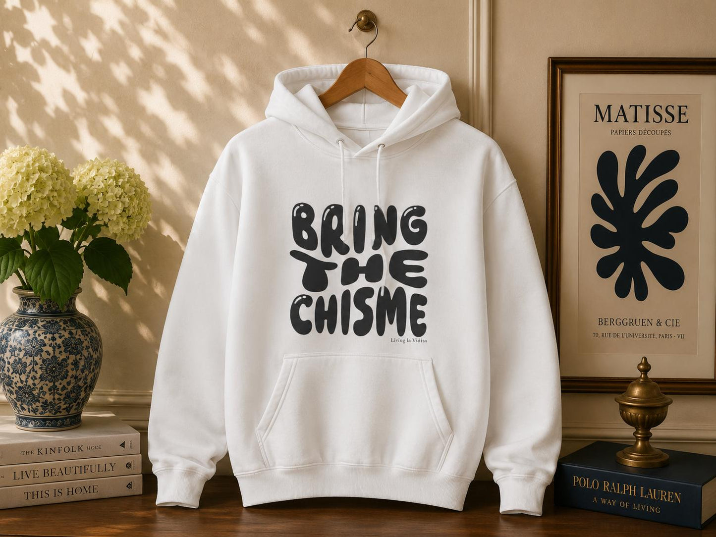 Bring The Chisme Hoodie — Funny Spanish Gossip Graphic Pullover