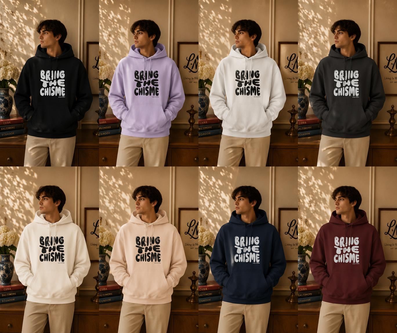 Bring The Chisme Hoodie — Funny Spanish Gossip Graphic Pullover