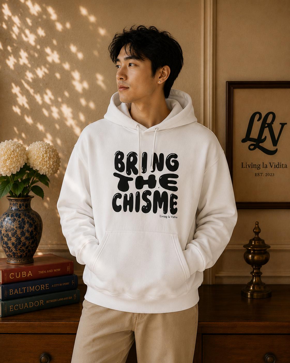 Bring The Chisme Hoodie — Funny Spanish Gossip Graphic Pullover